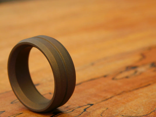 Bronzed Titanium Ring