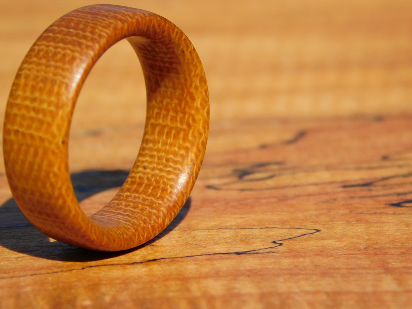 Westinghouse Butterscotch Canvas Micarta Ring