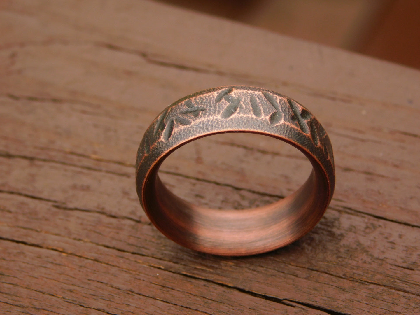 Beryllium Copper Aged Battle Born Ring