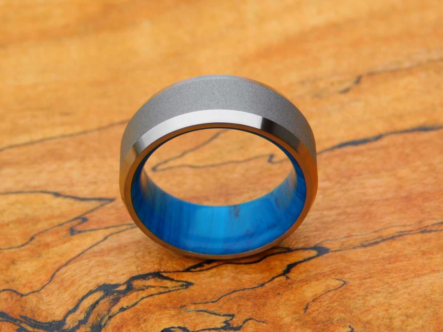 Blasted Titanium x Turquoise Gem Juma Ring