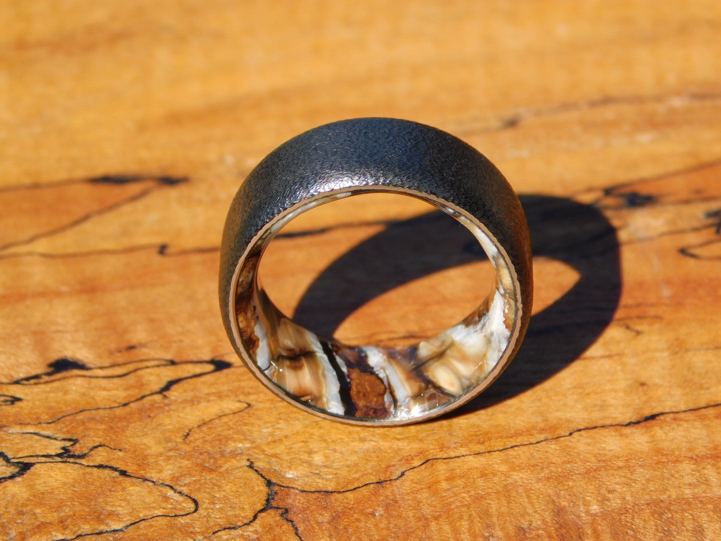 Black Zirconium x Woolly Mammoth Ring