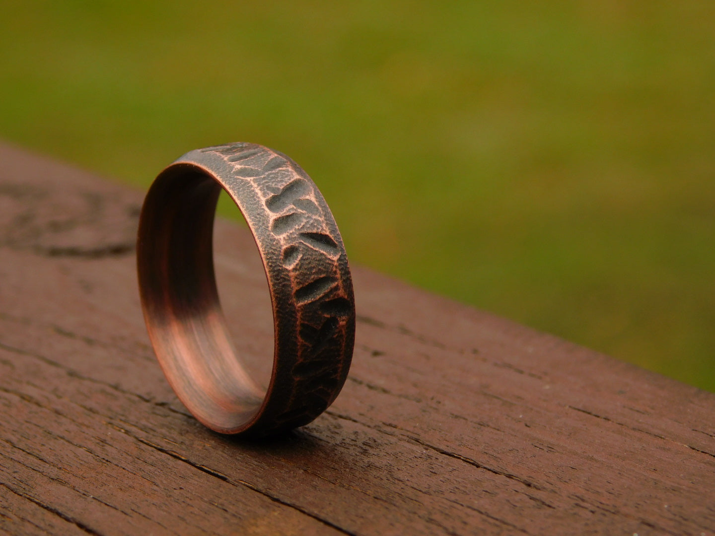 Beryllium Copper Aged Battle Born Ring