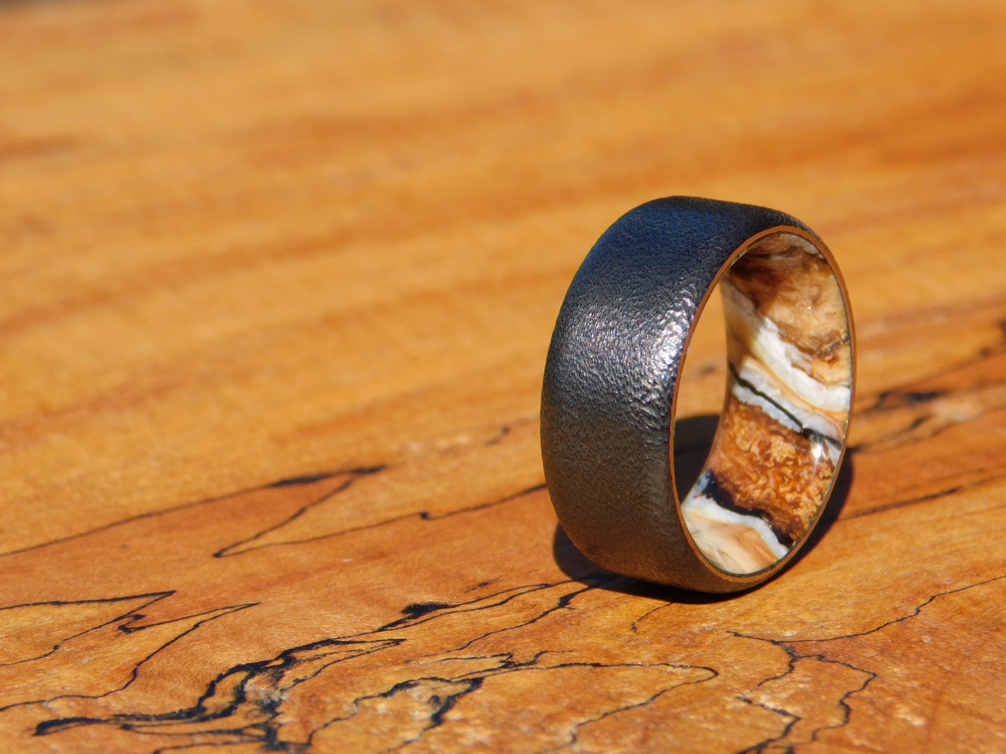 Black Zirconium x Woolly Mammoth Ring