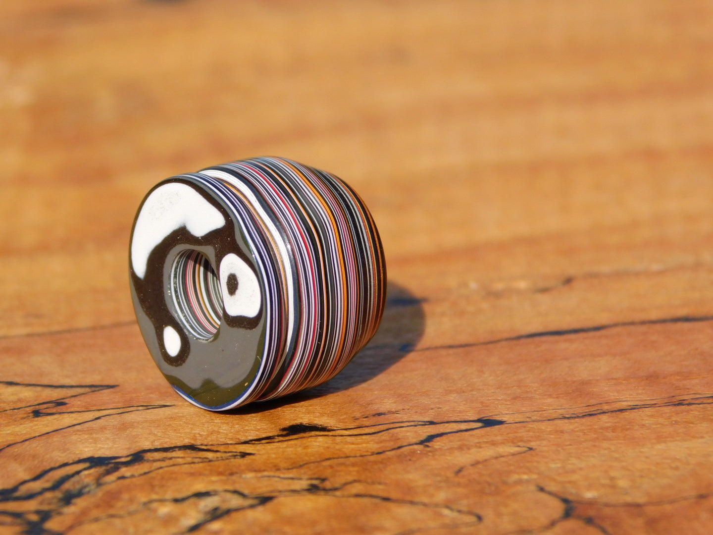 Fordite Bead