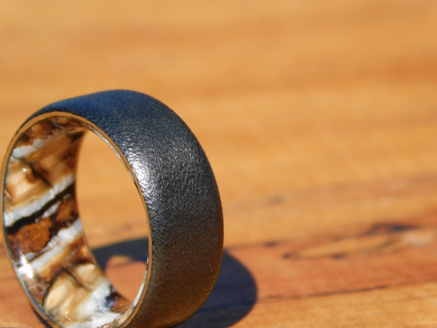 Black Zirconium x Woolly Mammoth Ring