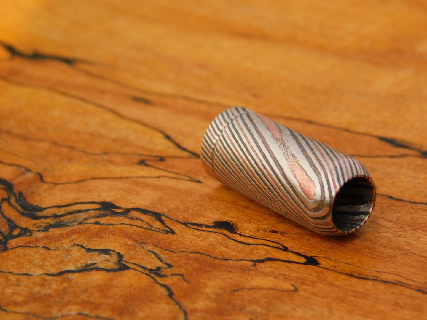 Mokume Bullet Bead