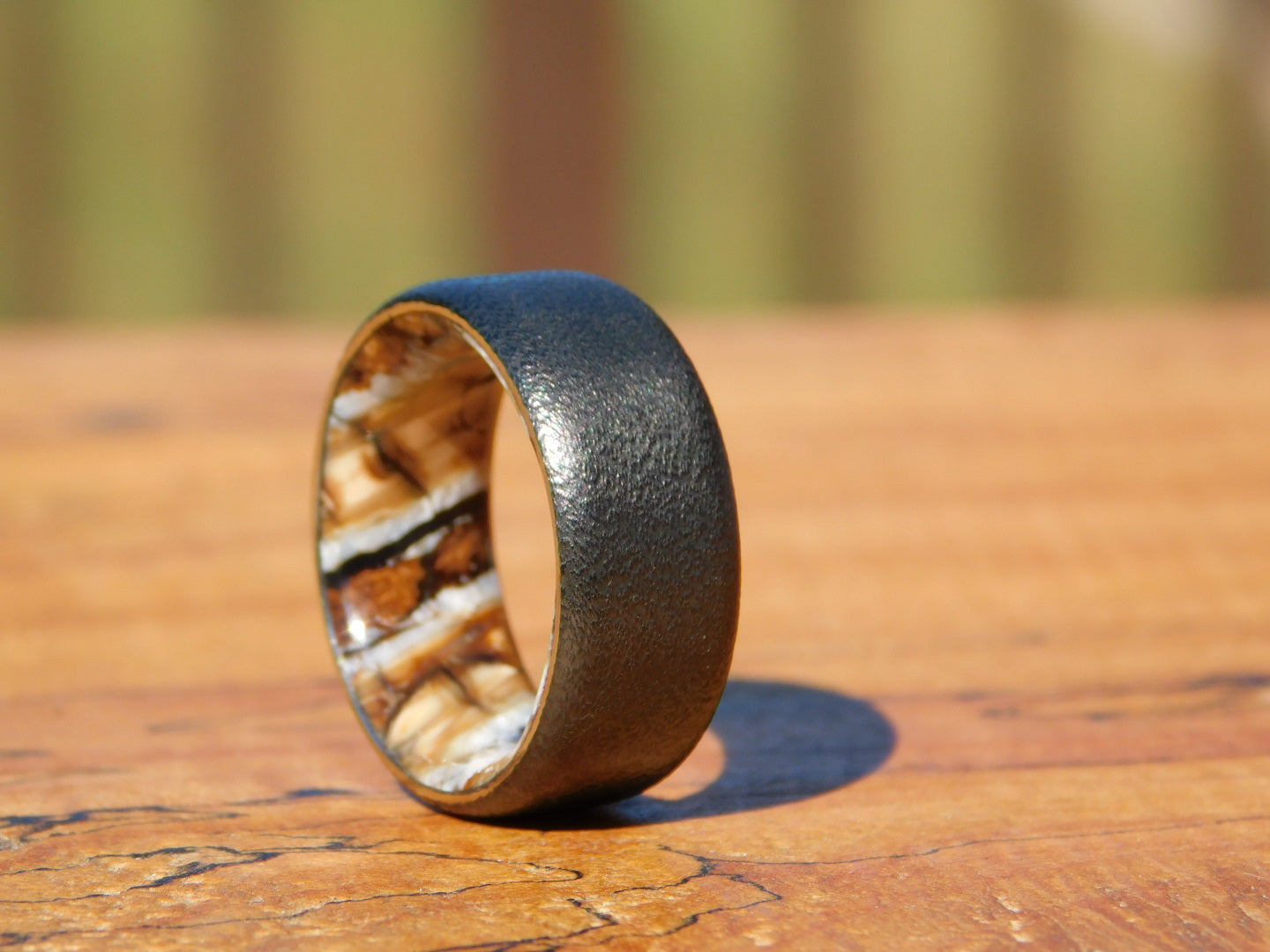 Black Zirconium x Woolly Mammoth Ring