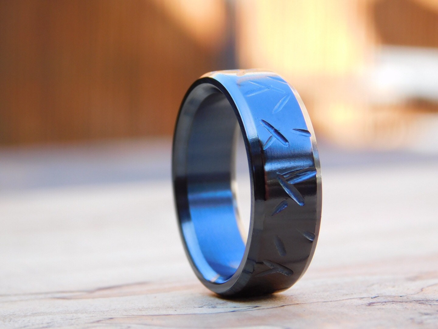 Black Titanium Battle-Born Ring