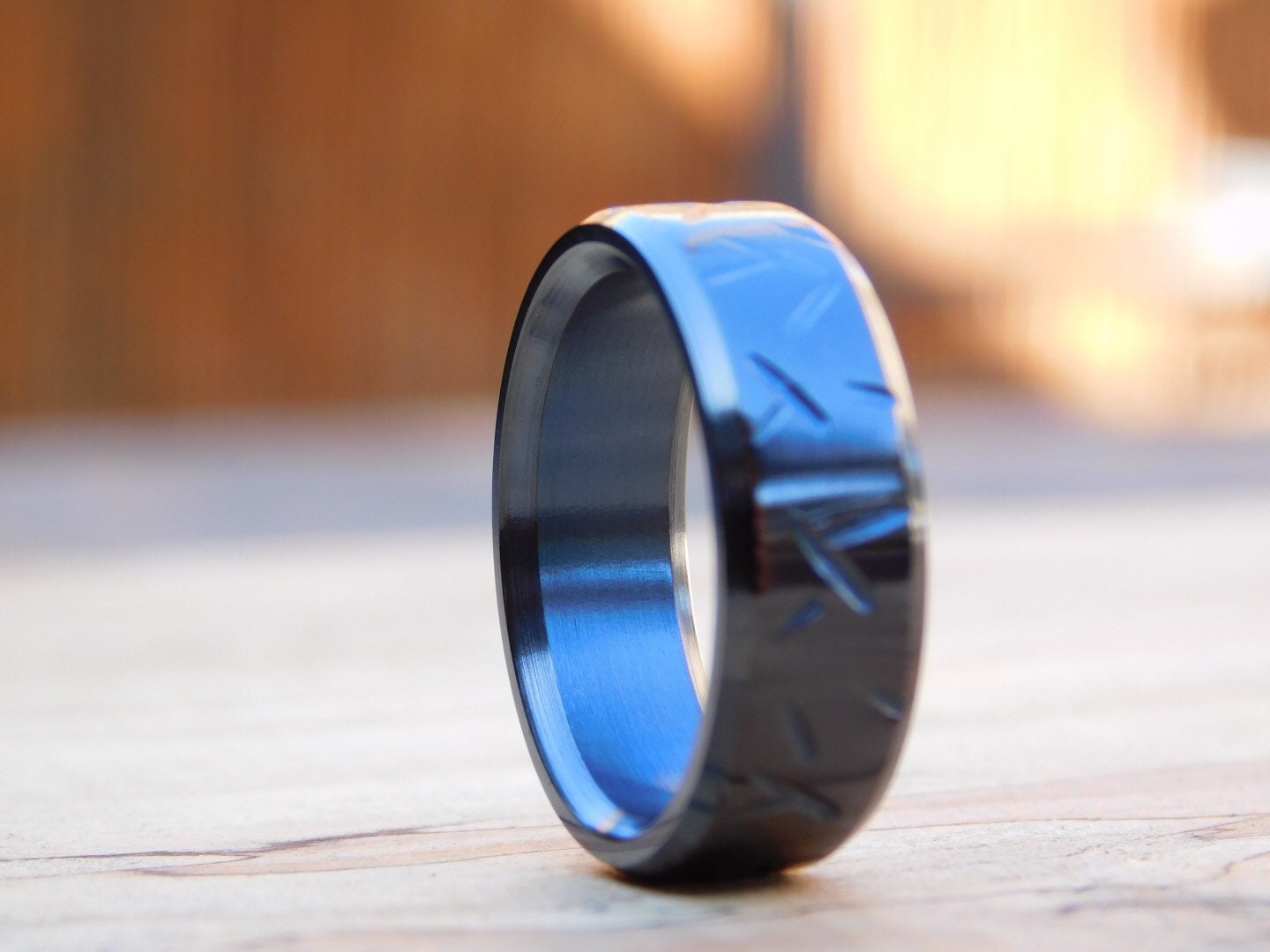 Black Titanium Battle-Born Ring