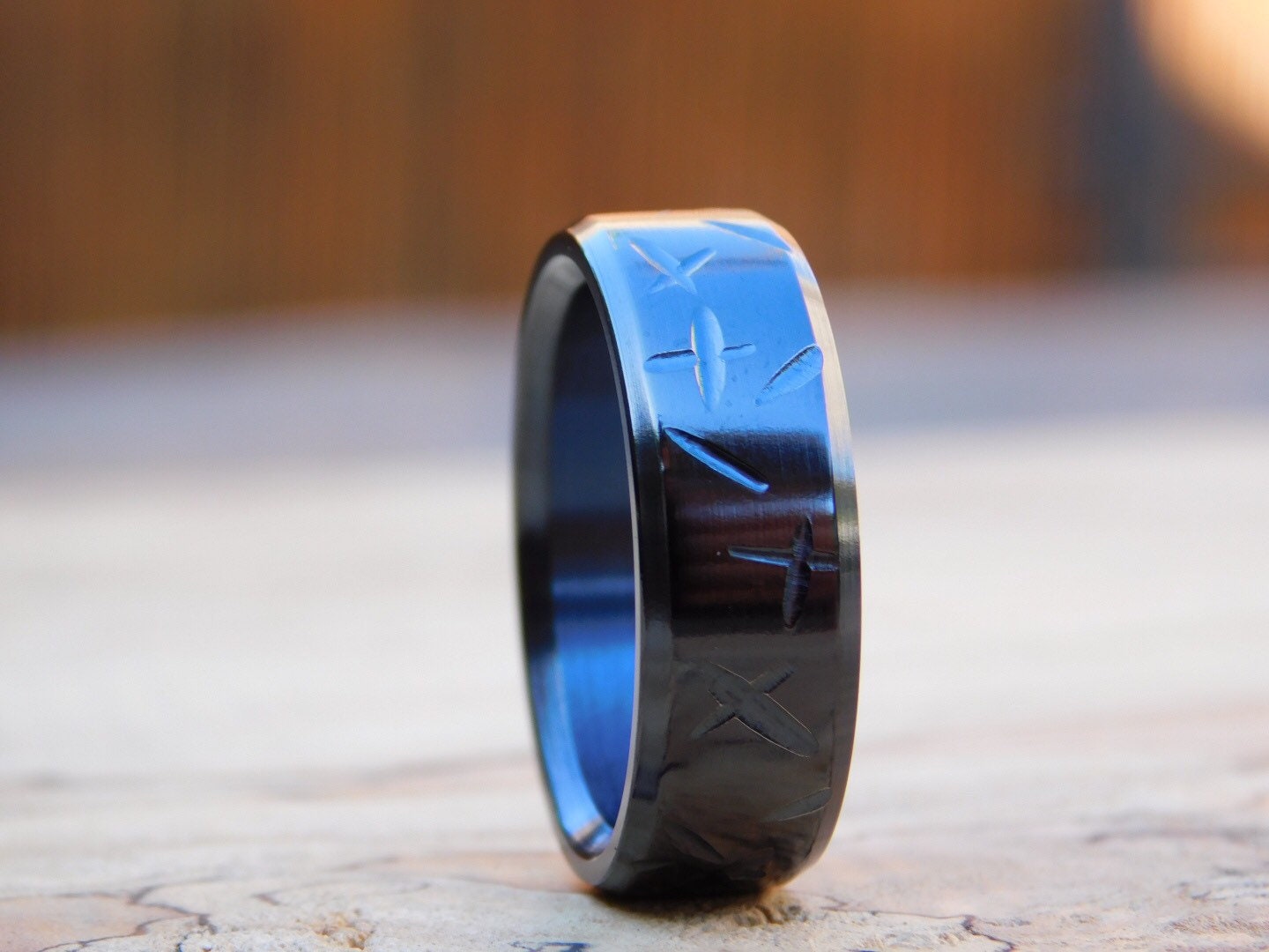 Black Titanium Battle-Born Ring