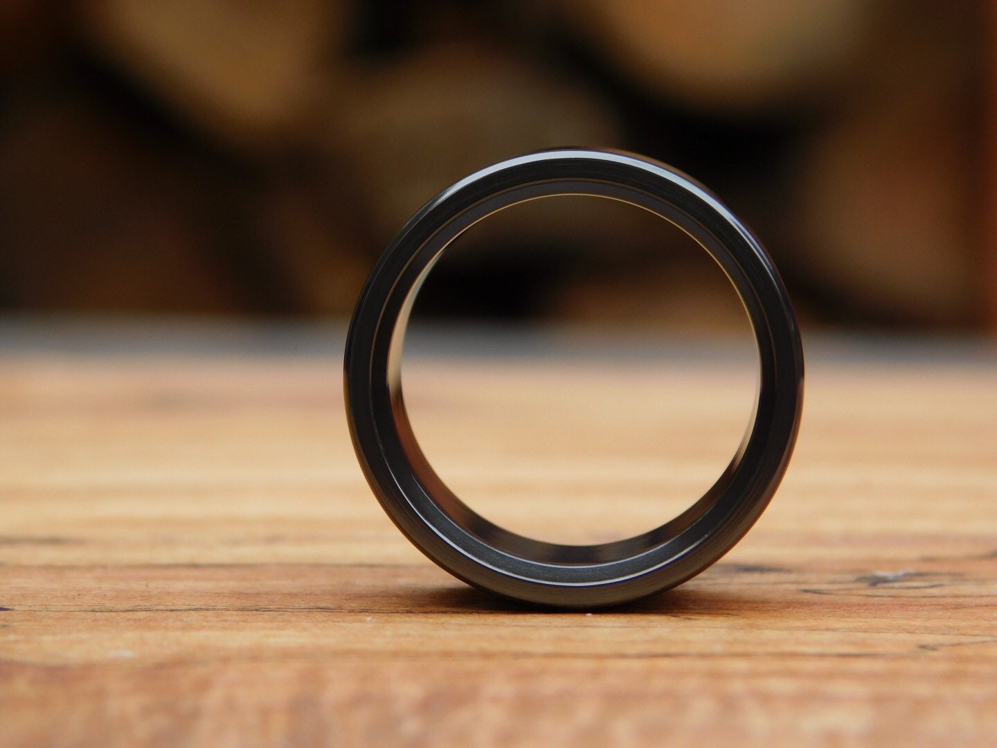 Black Zirconium Ring