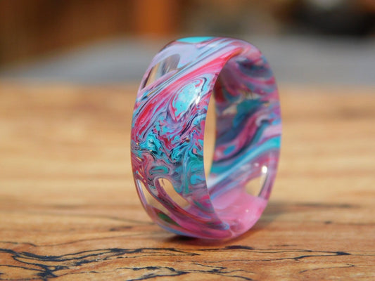 Cotton Candy Resin Ring