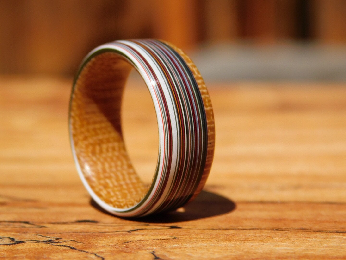 Fordite x Westinghouse Butterscotch Canvas Ring