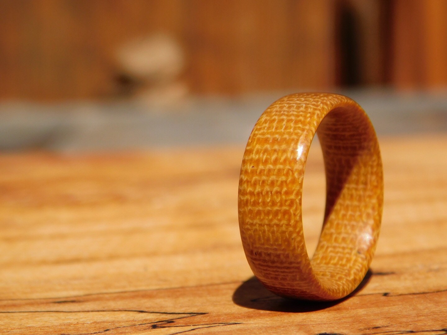 Westinghouse Butterscotch Canvas Micarta Ring