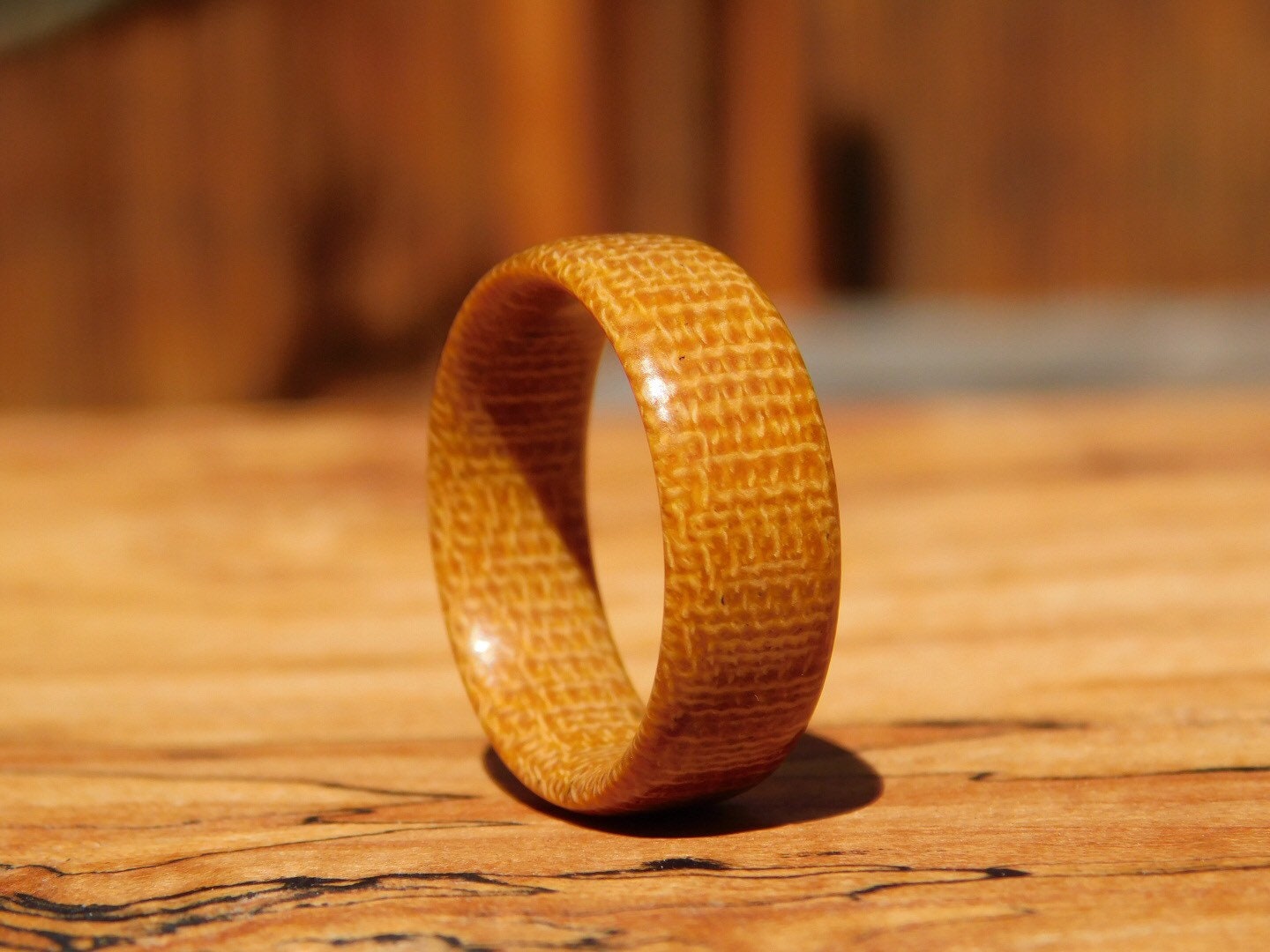 Westinghouse Butterscotch Canvas Micarta Ring