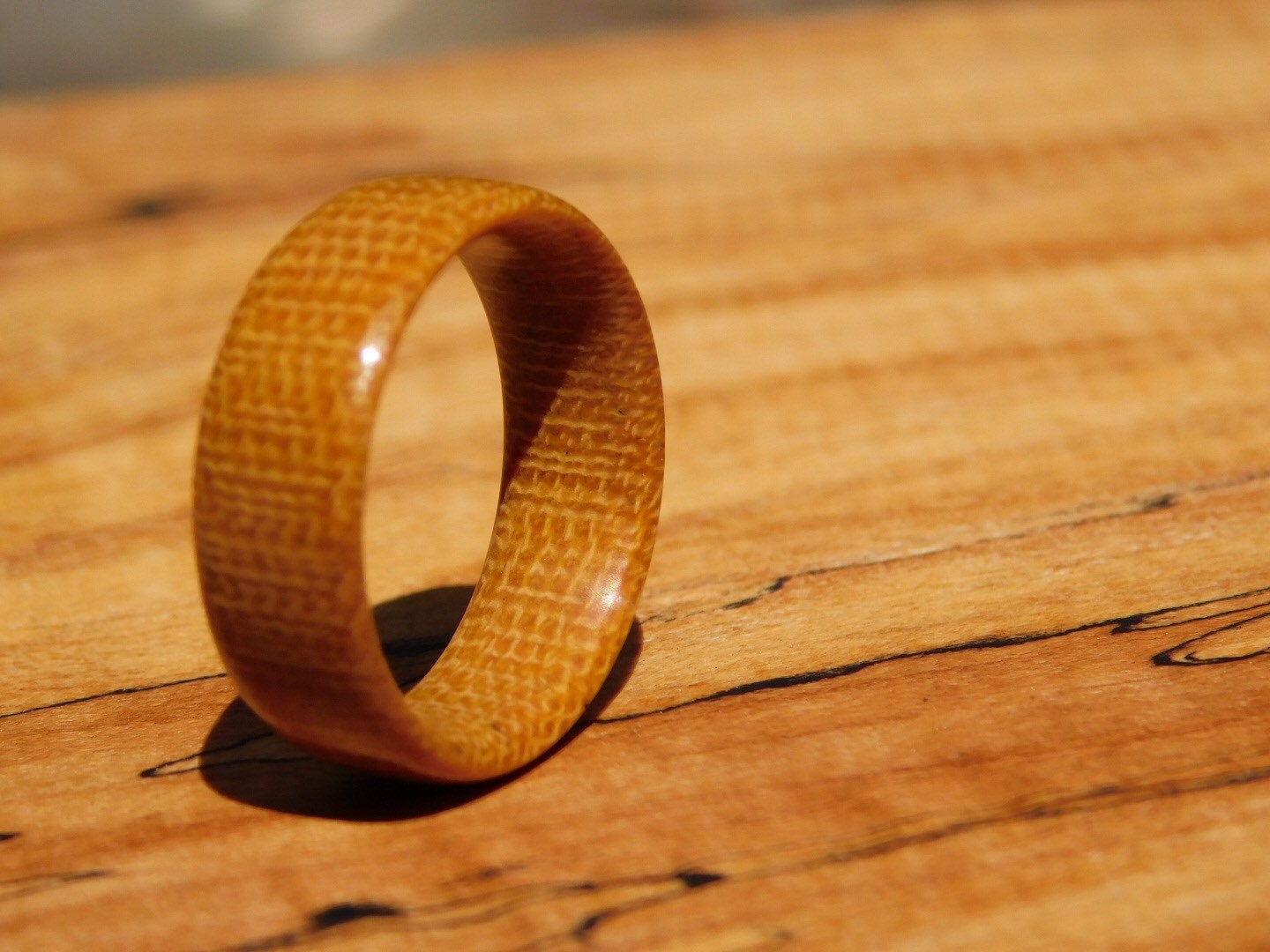 Westinghouse Butterscotch Canvas Micarta Ring