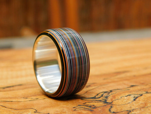 Fordite x Sterling Silver Ring