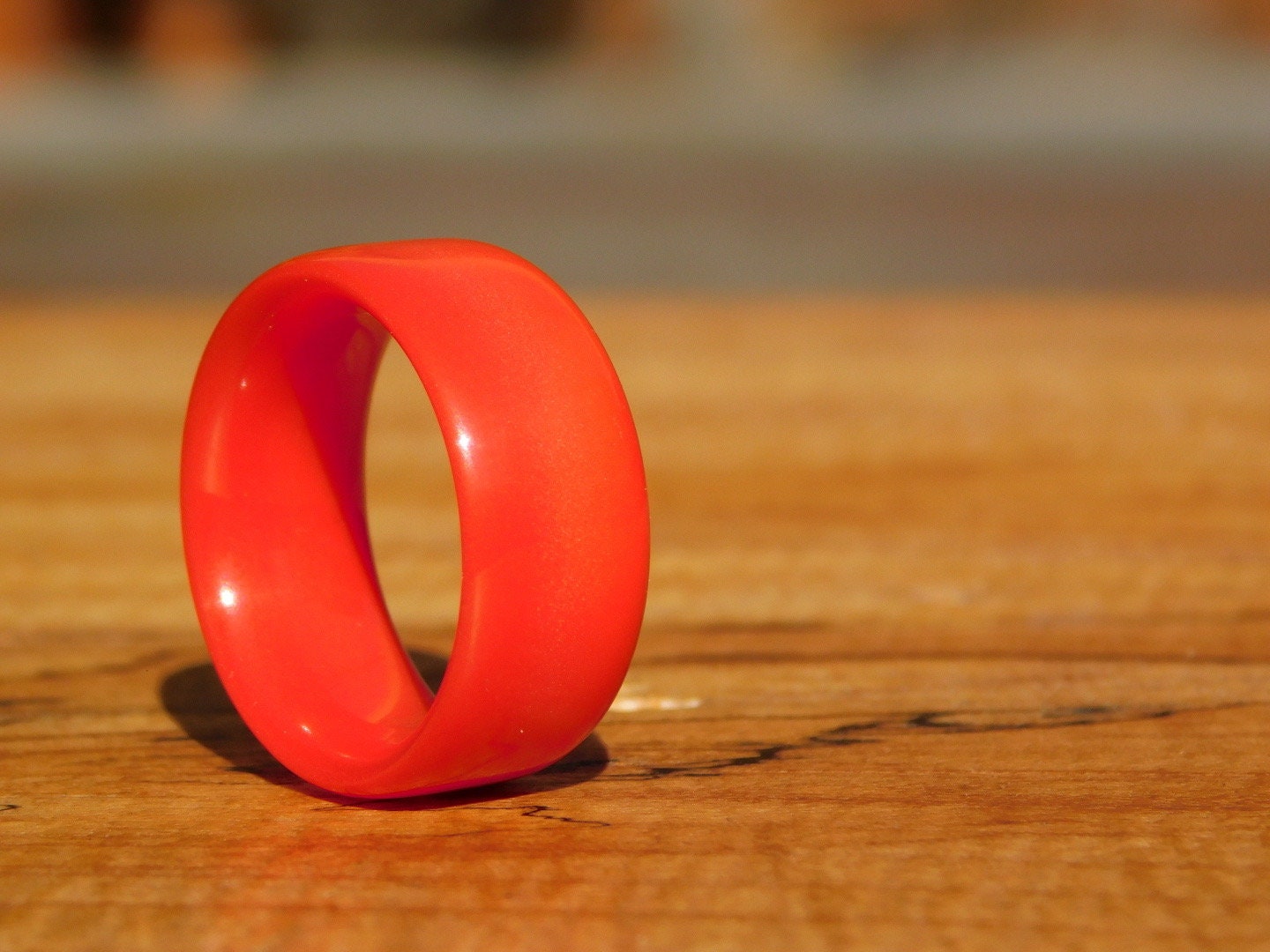 Blood Red Glow Ring