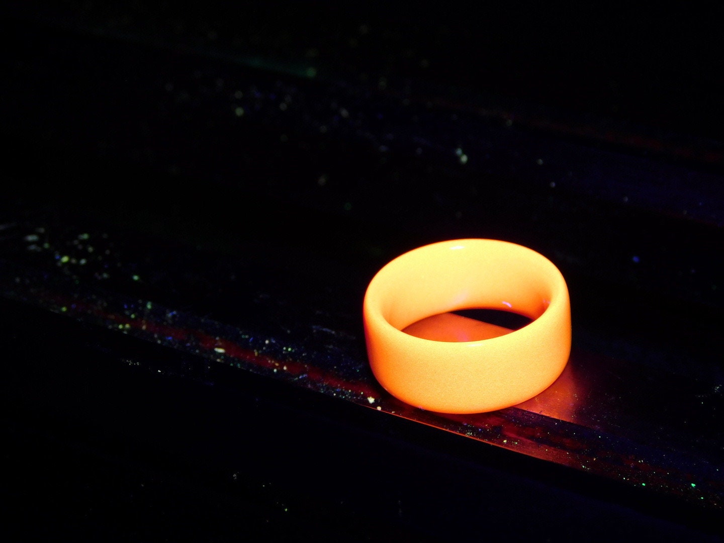 Blood Red Glow Ring