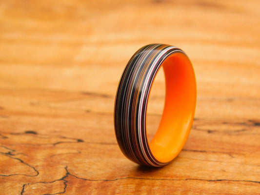 Fordite x Orange Glow Ring