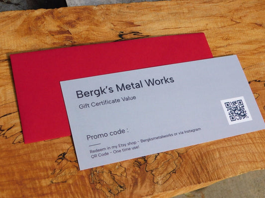 Bergks Metal Works Gift Card