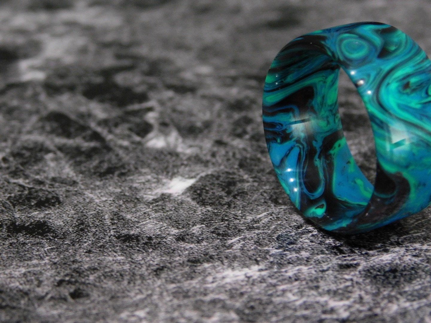 Dark Matter Resin Ring