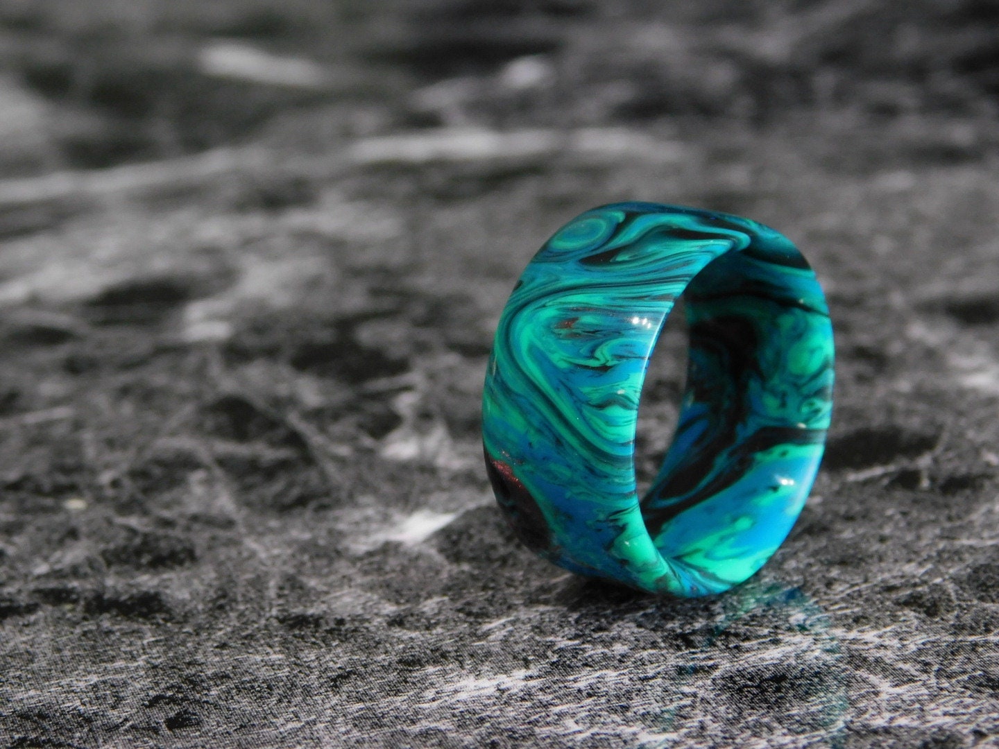 Dark Matter Resin Ring