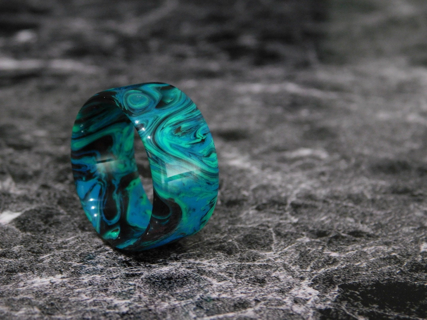 Dark Matter Resin Ring